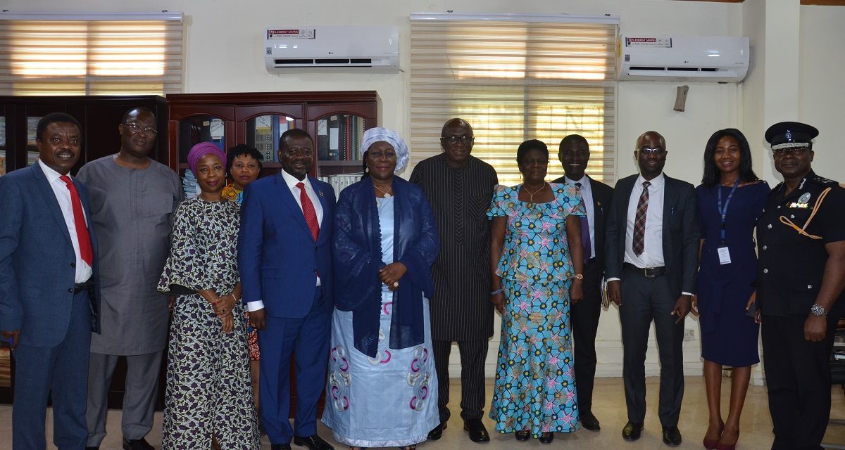 TEAM FROM ECOWAS’ EARLY WARNING DIRECTORATE CALL ON INTERIOR MINISTER