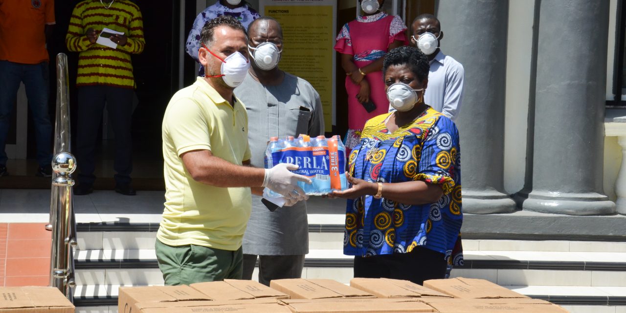MULTIPAC GHANA LTD. DONATES ITEMS TO THE INTERIOR MINISTRY