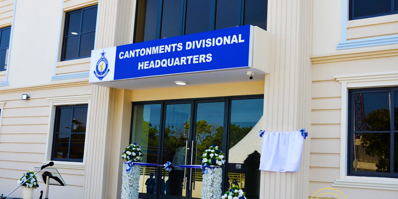 Interior Minister Commissions New Cantonments Police Headquarters Ministry Of The Interior