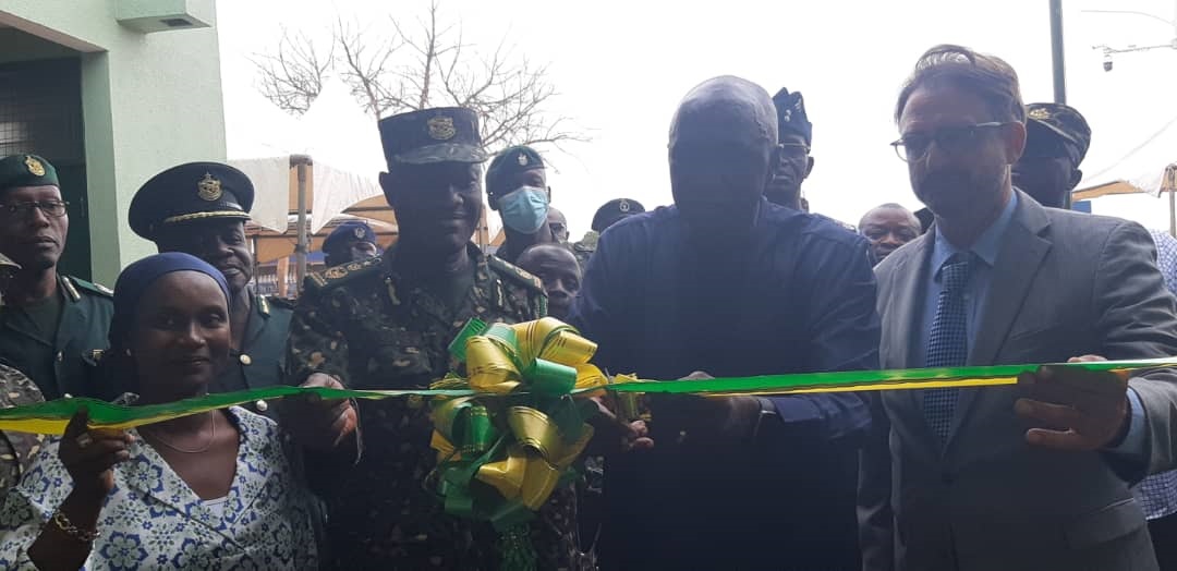 MINISTER FOR THE INTERIOR COMMISSIONS RENOVATED HAMILE BORDER POST