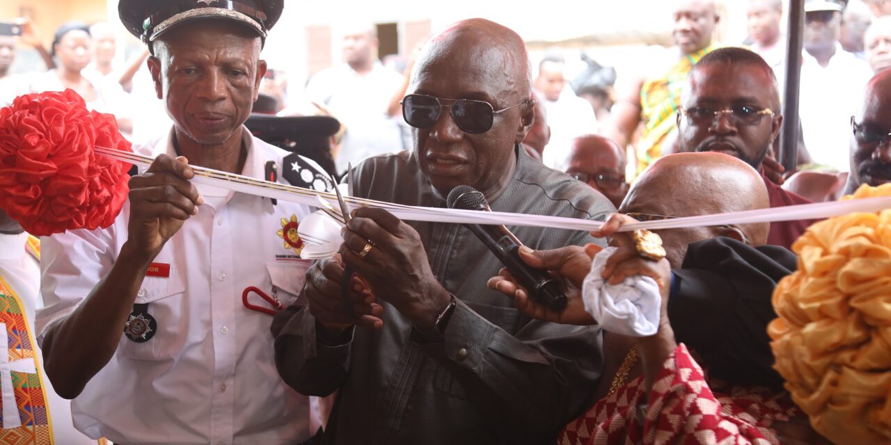 Commissioning of Fire Station: Interior Minister urges Ghanaians to prevent fires in the country