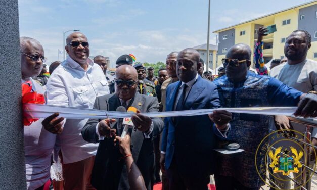 President Akufo-Addo Commissions 320 Housing Units for Police Service