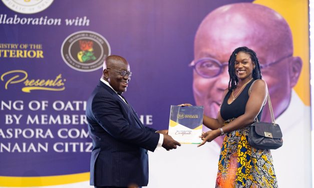 524 African Diasporas Granted Ghanaian Citizenship